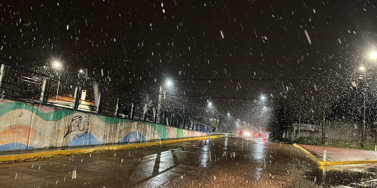 Tras casi 16 aos, volvi a nevar en Olavarra